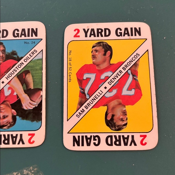 1971 Topps NFL Game trading cards. Lot of 3. - Picture 4 of 5